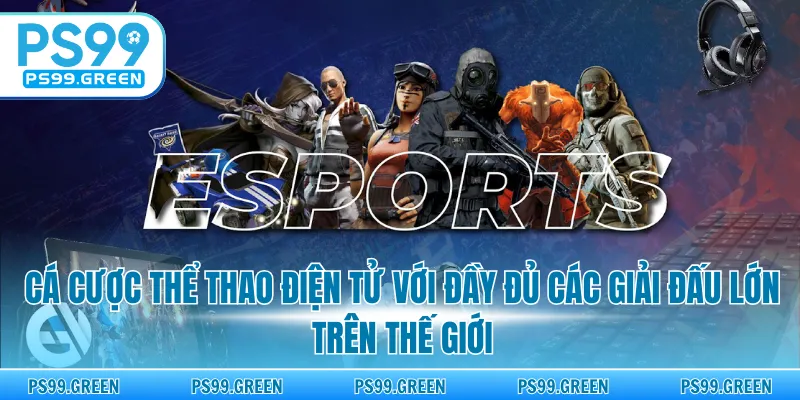 Cá cược thể thao điện tử với đầy đủ các giải đấu lớn trên thế giới