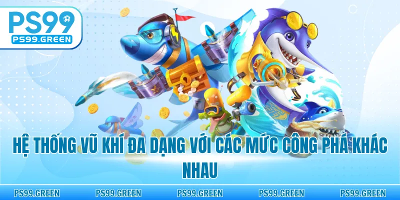 Hệ thống vũ khí phòng phí với các sức công phá khủng khiếp